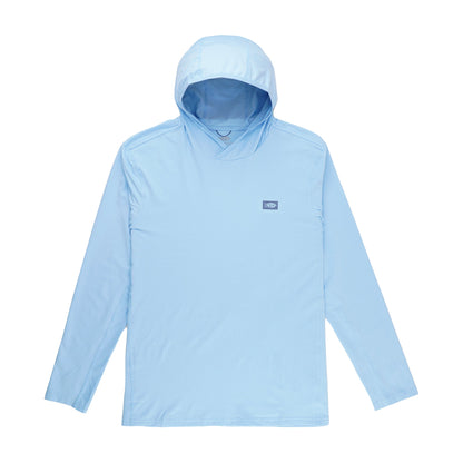 AFTCO Air O Mesh Hooded Fishing Shirt Conch Heather