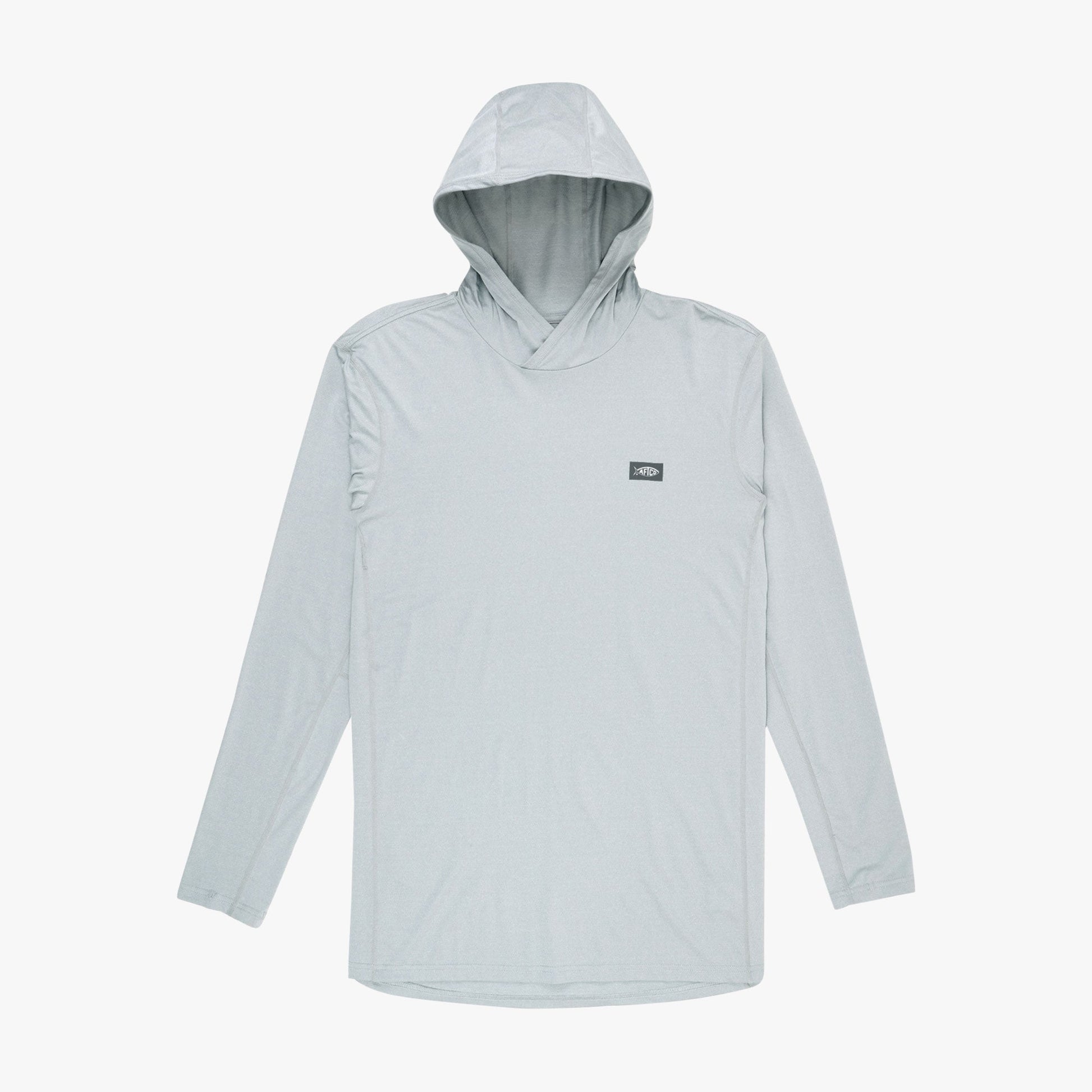 AFTCO Air O Mesh Hooded Fishing Shirt Conch Heather