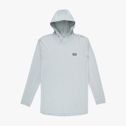AFTCO Air O Mesh Hooded Fishing Shirt Conch Heather