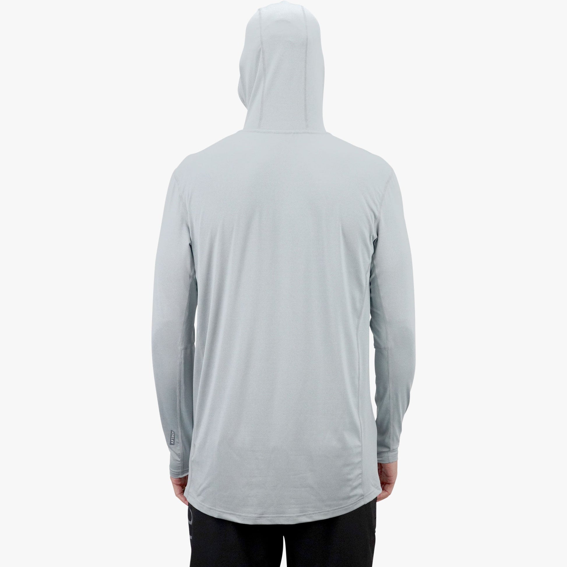 AFTCO Air O Mesh Hooded Fishing Shirt Conch Heather