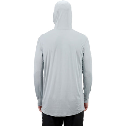 AFTCO Air O Mesh Hooded Fishing Shirt Conch Heather