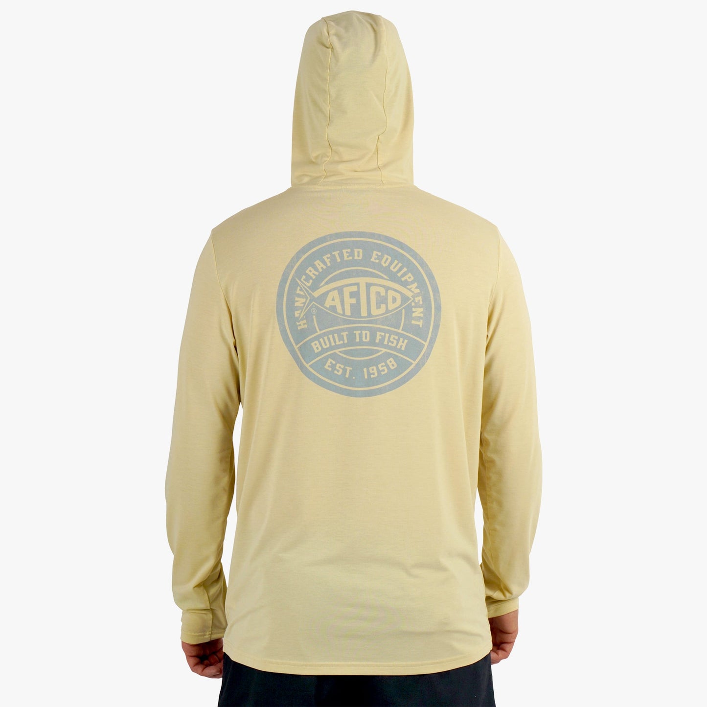 AFTCO Ocean Bound LS UPF Fishing Shirts Duck Green Heather