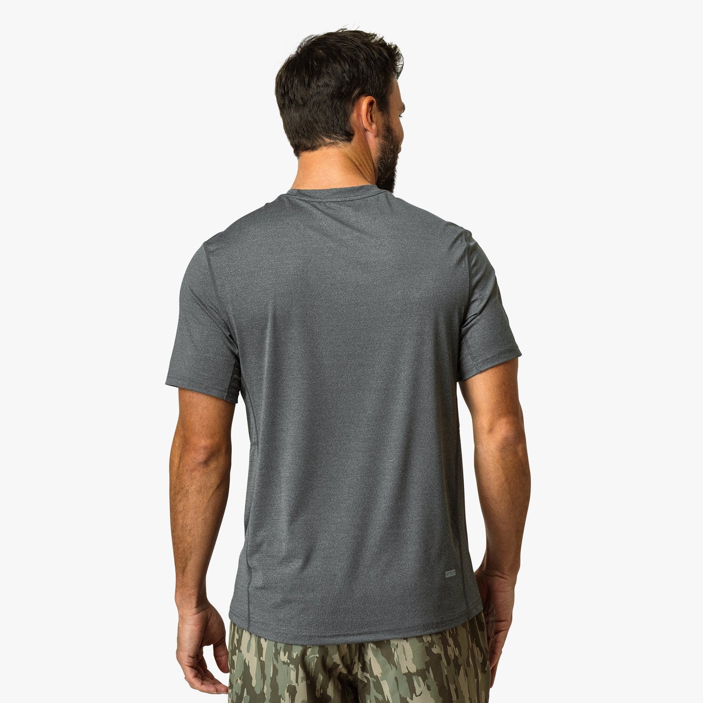 AFTCO Air O Mesh Breathable Fishing Shirt Shoreline Blue Heather