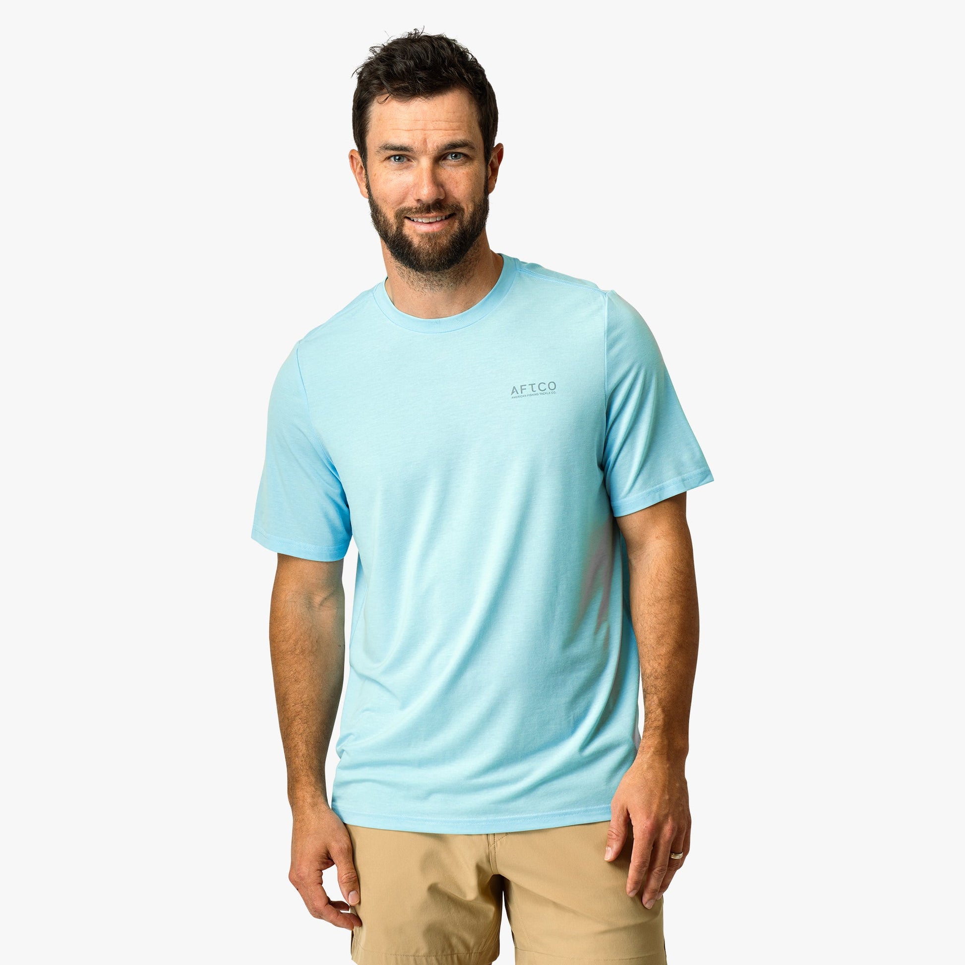 AFTCO Ocean Bound Short Sleeve Fishing Shirts |AFTCO Fathom Heather