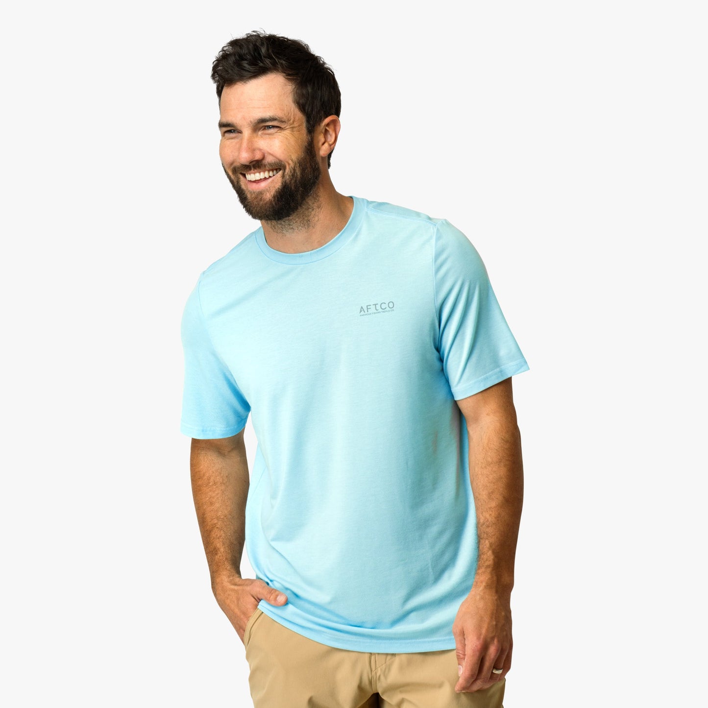AFTCO Ocean Bound Short Sleeve Fishing Shirts |AFTCO Fathom Heather