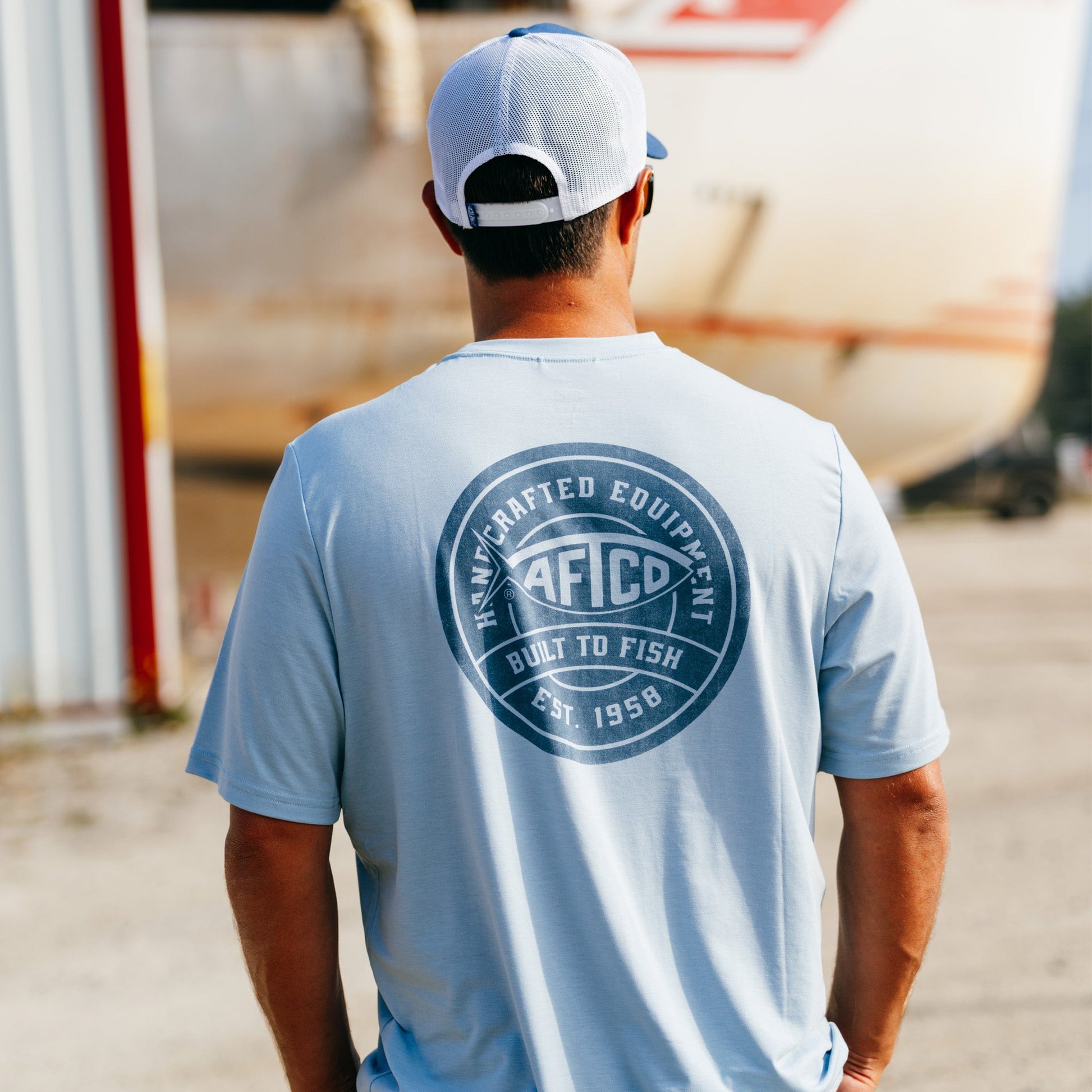 AFTCO Ocean Bound Short Sleeve Fishing Shirts |AFTCO Fathom Heather