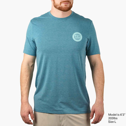 AFTCO Ocean Bound Short Sleeve Fishing Shirts |AFTCO Fathom Heather