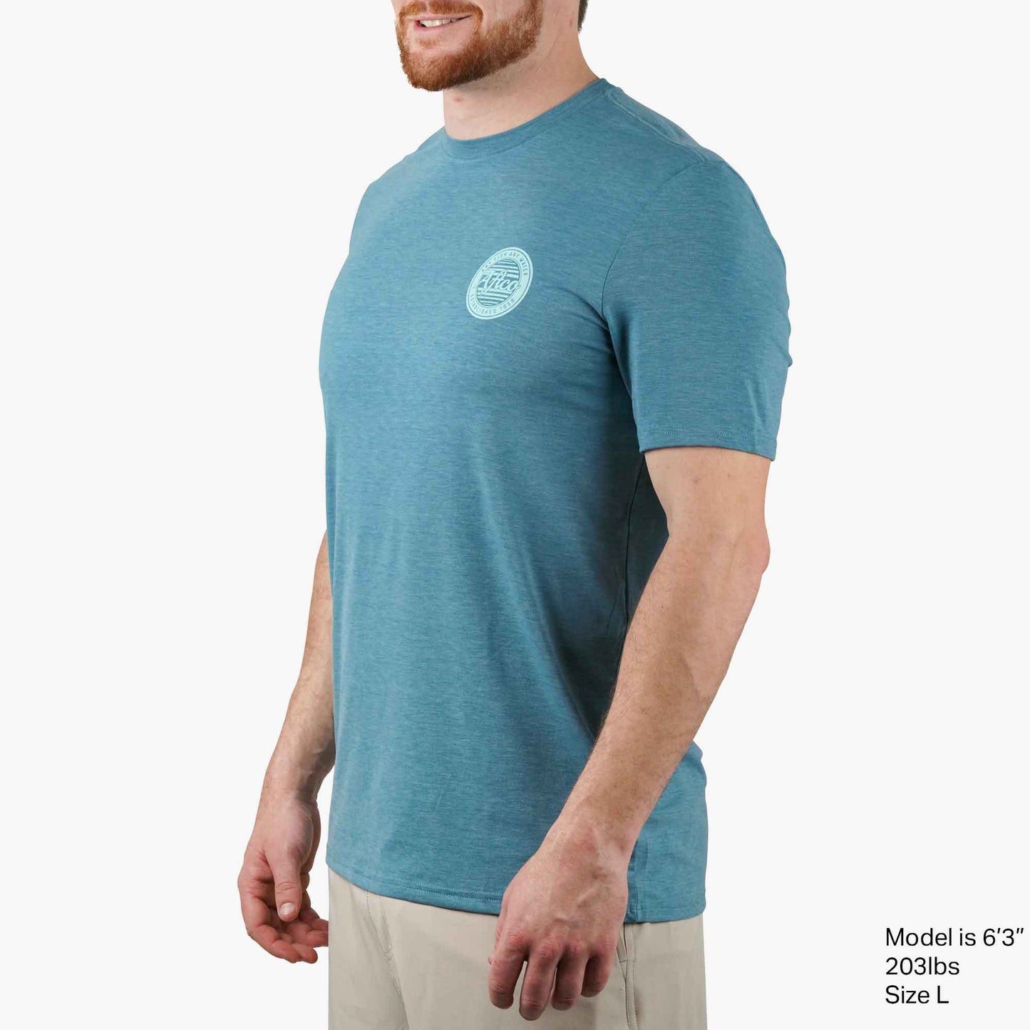 AFTCO Ocean Bound Short Sleeve Fishing Shirts |AFTCO Fathom Heather