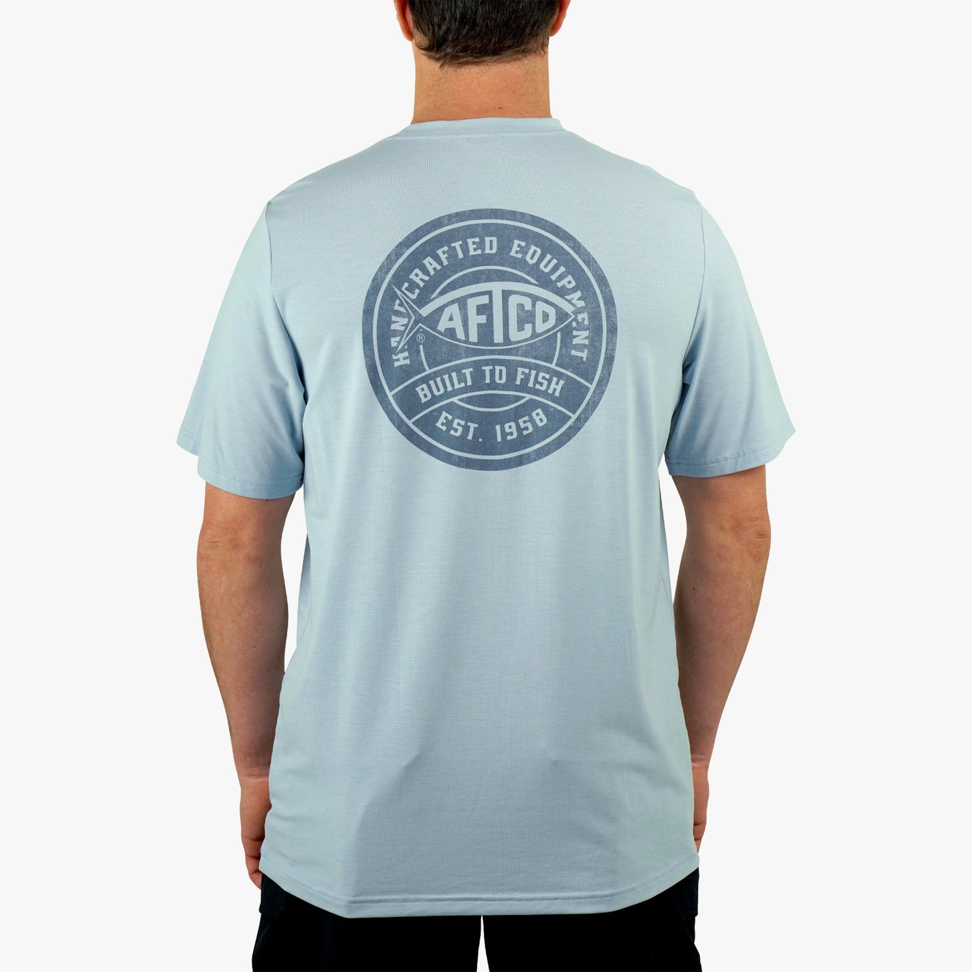 AFTCO Ocean Bound Short Sleeve Fishing Shirts |AFTCO Fathom Heather