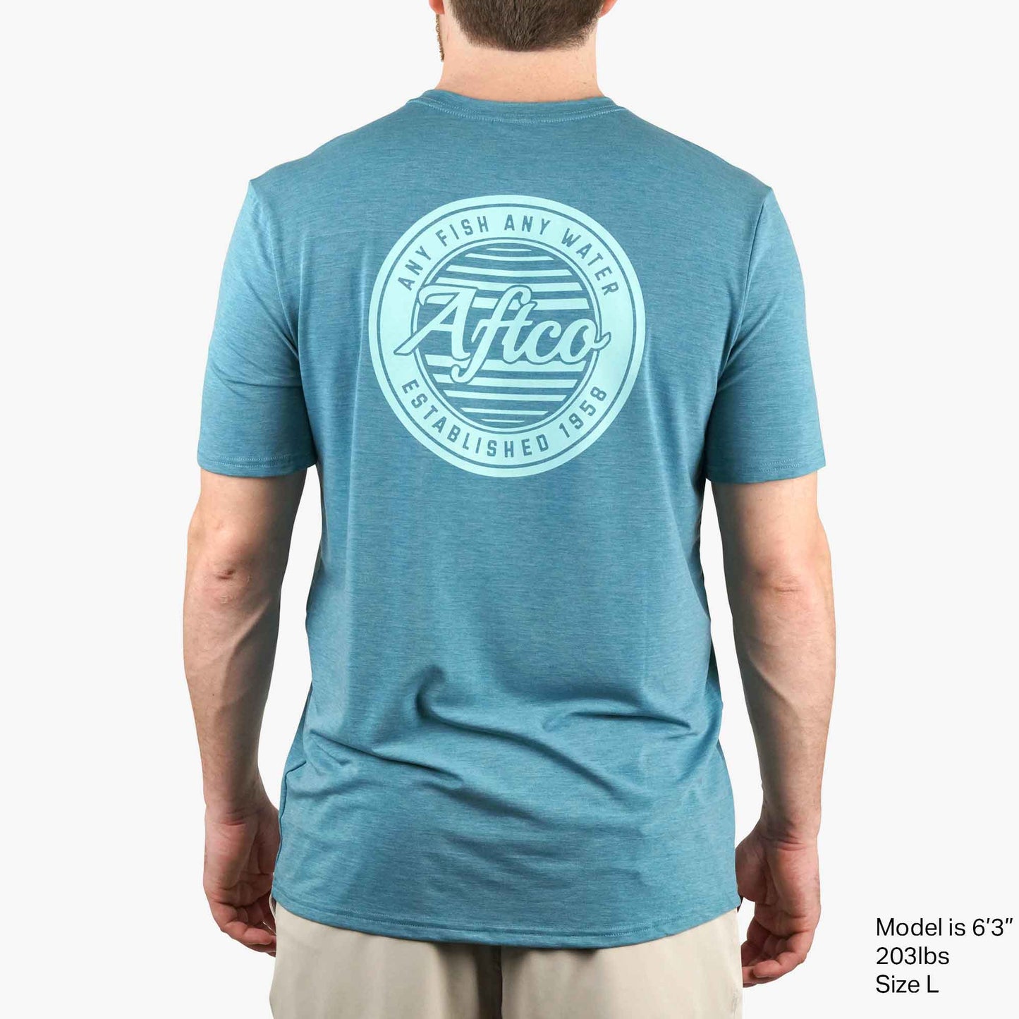 AFTCO Ocean Bound Short Sleeve Fishing Shirts |AFTCO Fathom Heather