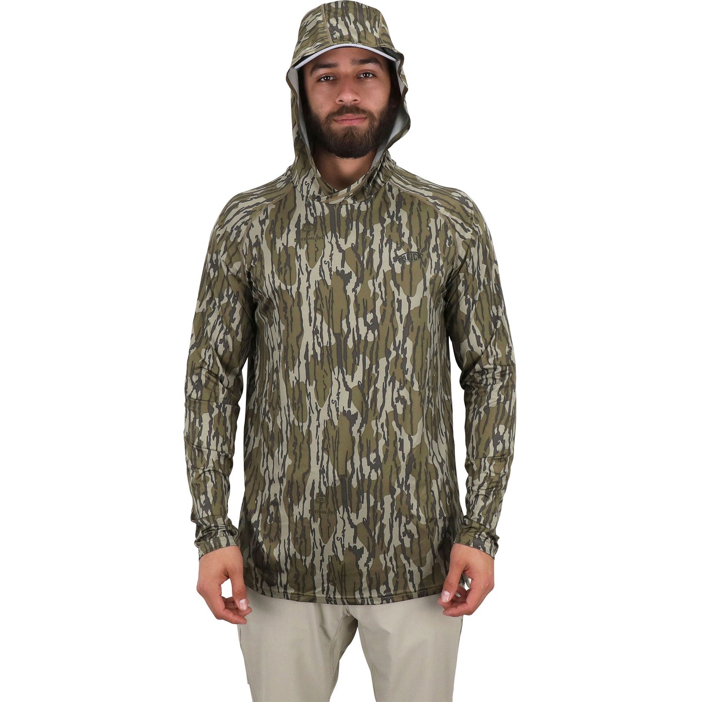 AFTCO Mossy Oak® Camo Performance Hood Green Leaf