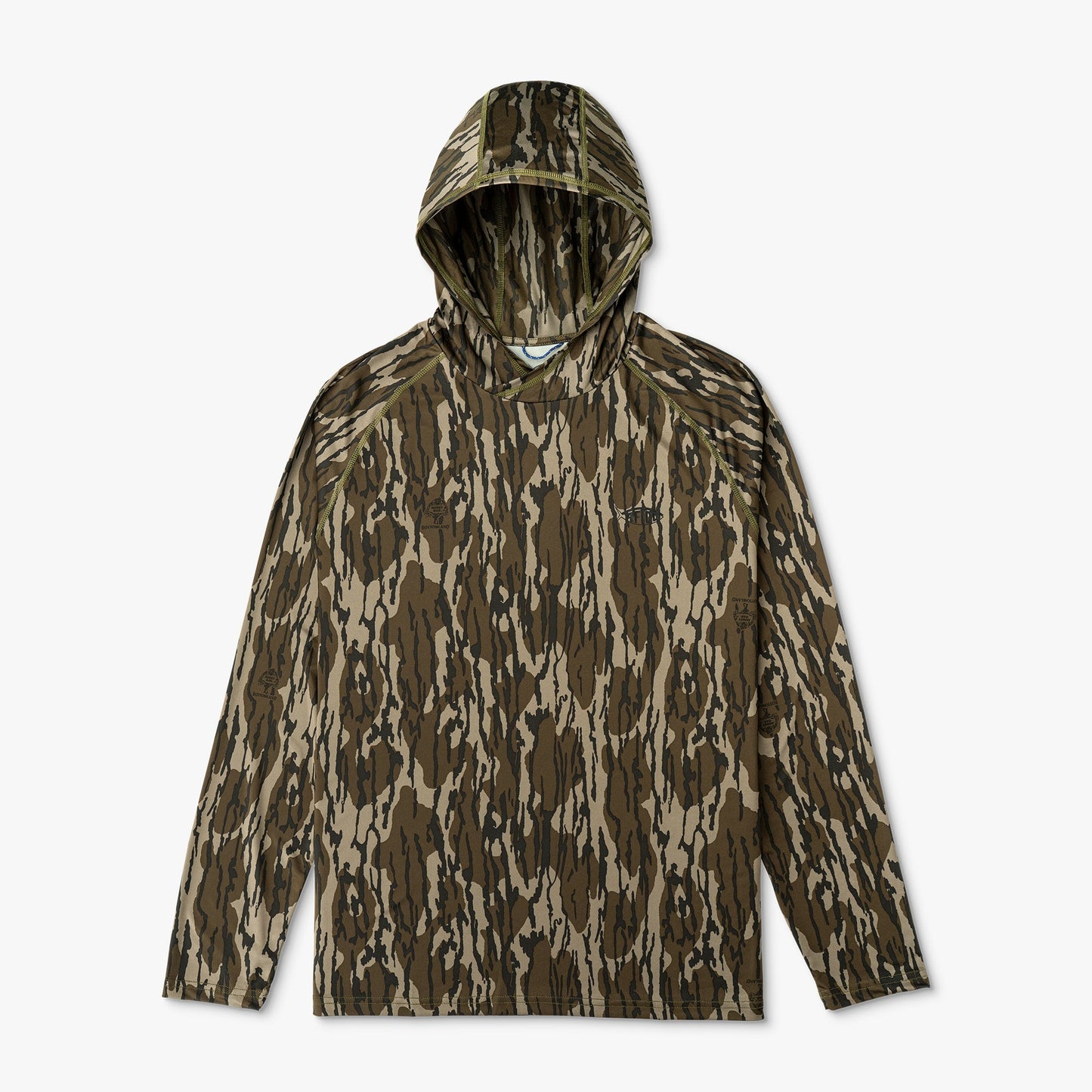 AFTCO Mossy Oak® Camo Performance Hood Green Leaf