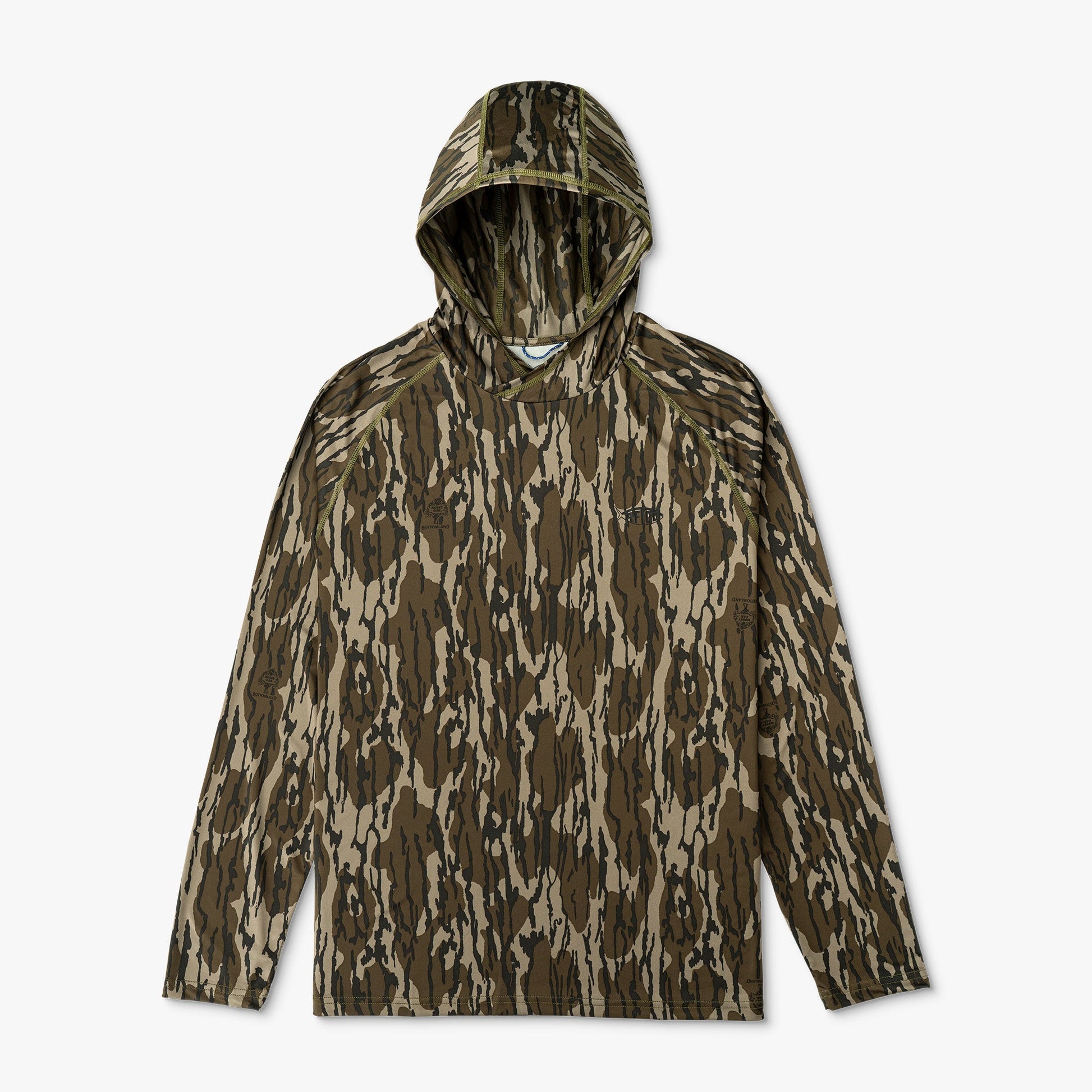 AFTCO Mossy Oak® Camo Performance Hood Green Leaf