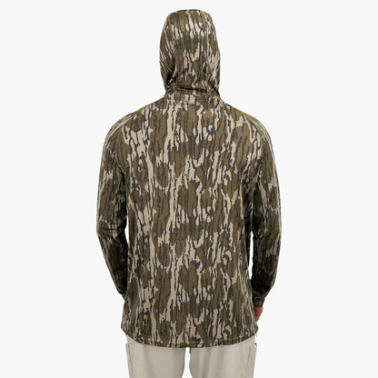 AFTCO Mossy Oak® Camo Performance Hood Green Leaf