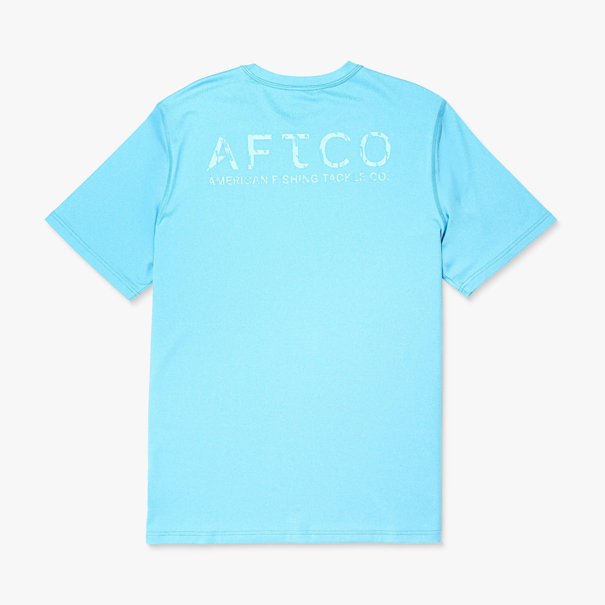 AFTCO Big Guy Samurai SS Performance Shirt Splish Splash Heather