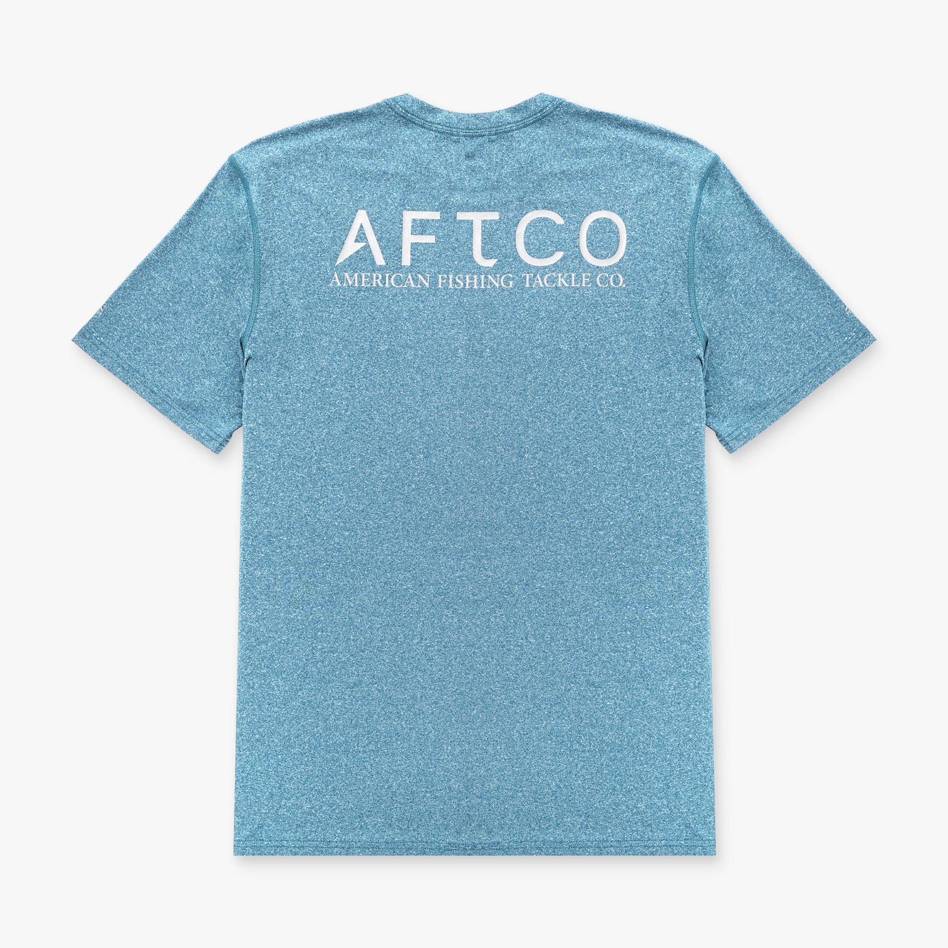 AFTCO Big Guy Samurai SS Performance Shirt Splish Splash Heather