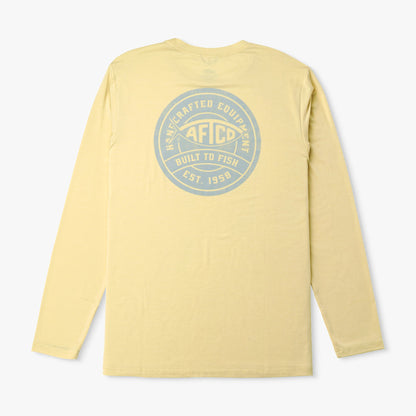 AFTCO Ocean Bound LS UV Protection Fishing Shirts Dusk Heather