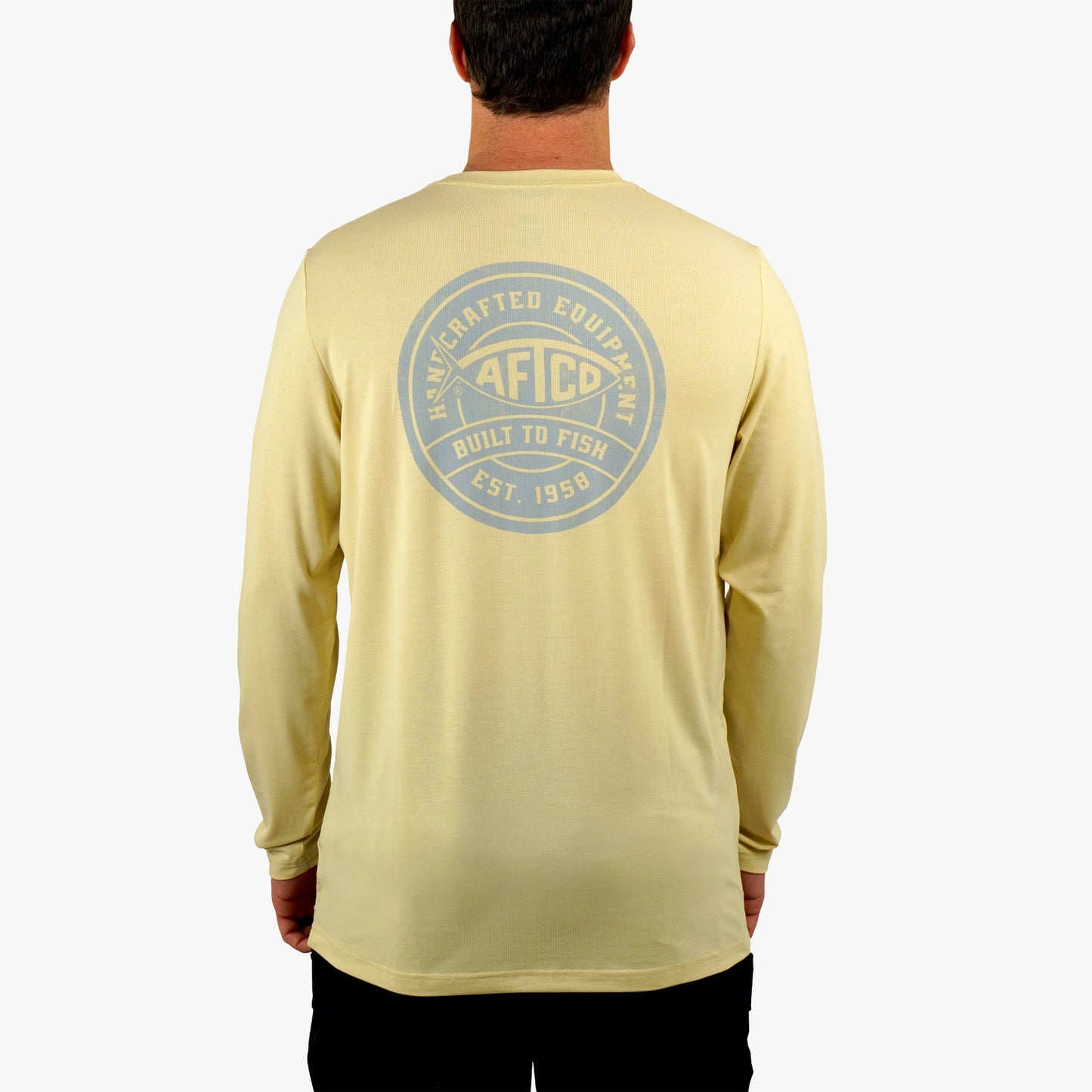 AFTCO Ocean Bound LS UV Protection Fishing Shirts Dusk Heather