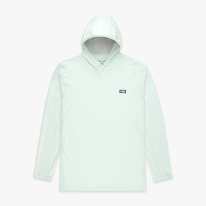 AFTCO Air O Mesh Hooded Fishing Shirt Hint of Mint Heather