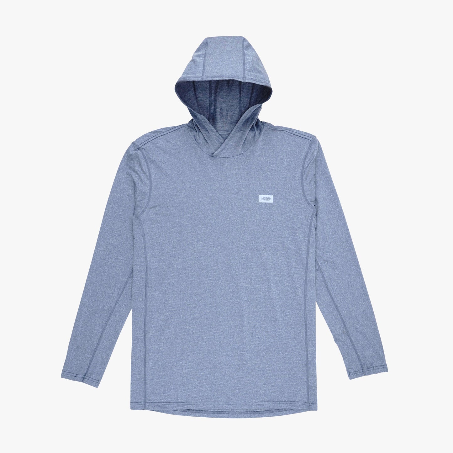 AFTCO Air O Mesh Hooded Fishing Shirt Hint of Mint Heather