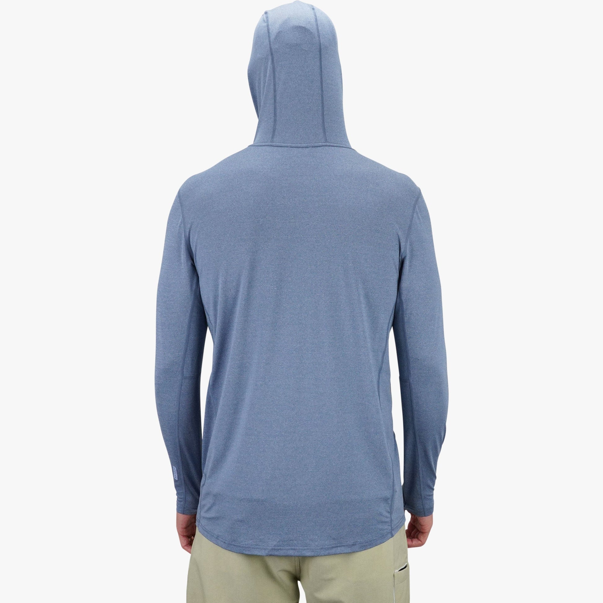 AFTCO Air O Mesh Hooded Fishing Shirt Hint of Mint Heather
