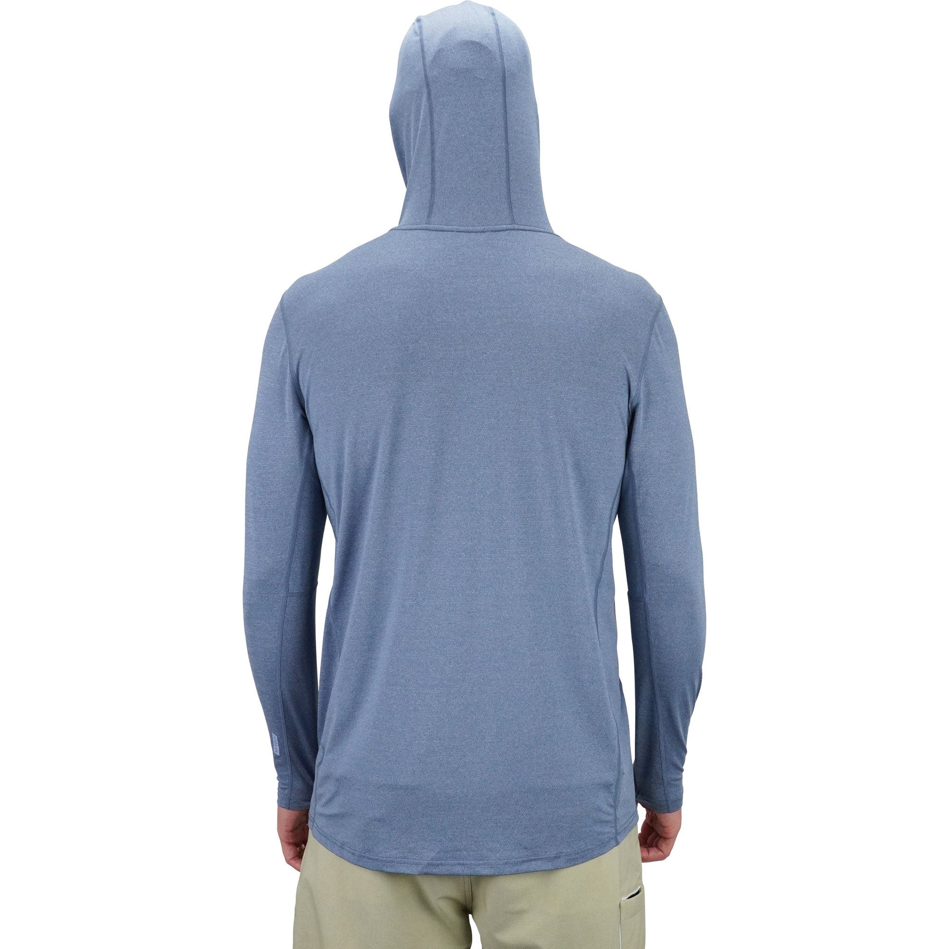 AFTCO Air O Mesh Hooded Fishing Shirt Hint of Mint Heather