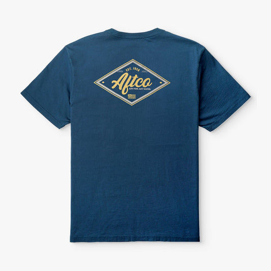 AFTCO Sherman SS Fishing T-Shirt Naval