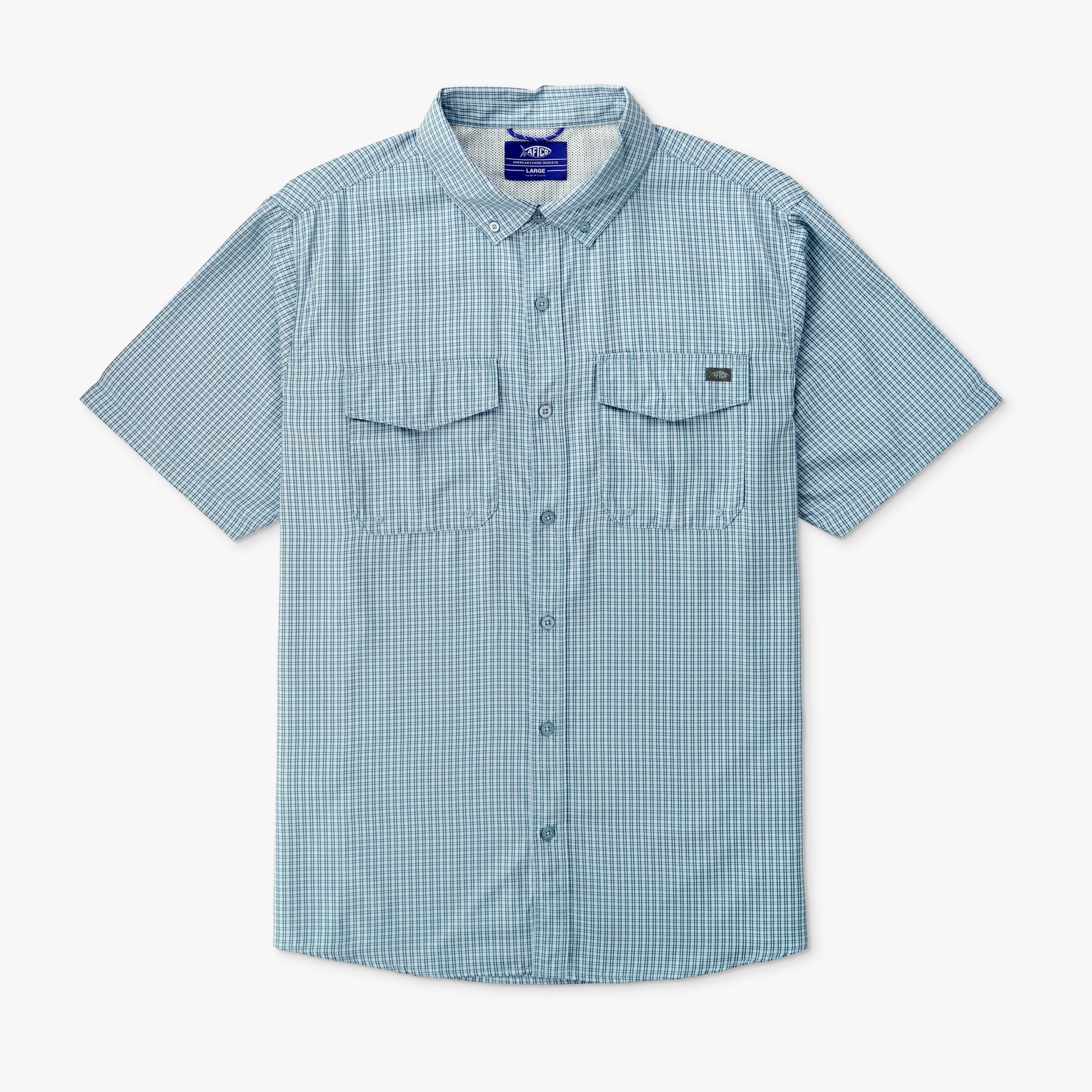 AFTCO Sirius Tech SS Vented Fishing Shirt Dusk