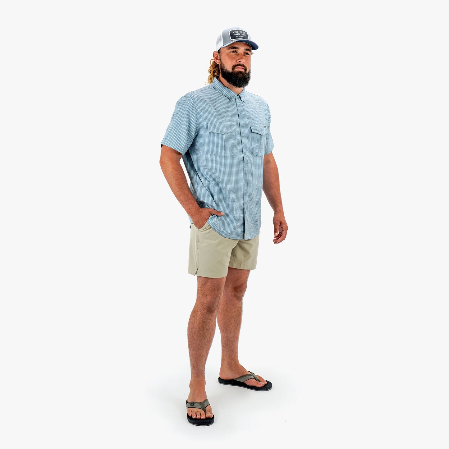 AFTCO Sirius Tech SS Vented Fishing Shirt Dusk