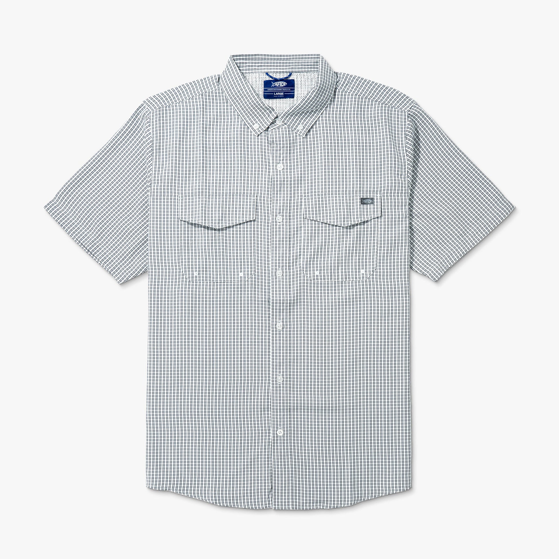 AFTCO Sirius Tech SS Vented Fishing Shirt Dusk