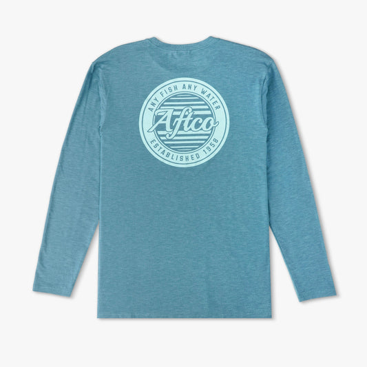 AFTCO Ocean Bound LS UV Protection Fishing Shirts Arctic Heather