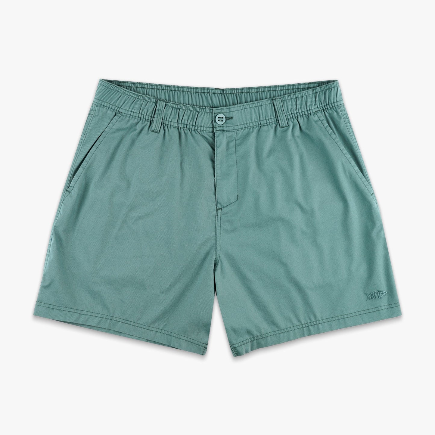 AFTCO Landlocked Stretch Shorts Jade Dust