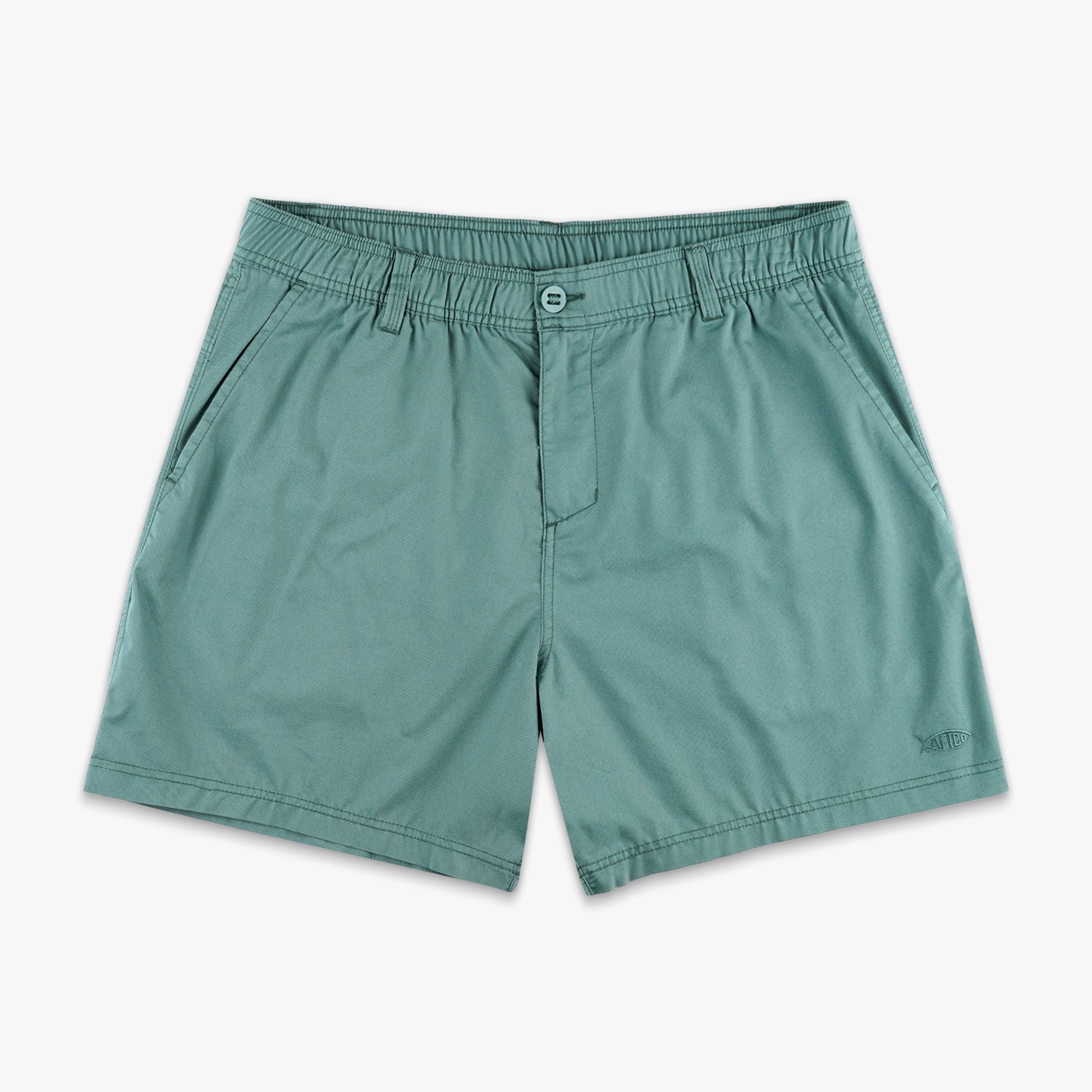 AFTCO Landlocked Stretch Shorts Jade Dust