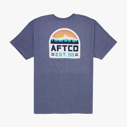 AFTCO Rustic Fishing T-Shirts Midnight Heather