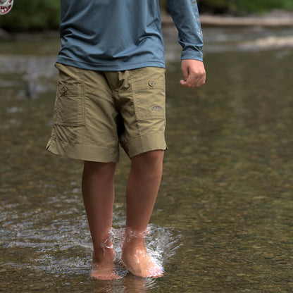 AFTCO Kids Original Fishing Shorts True Red