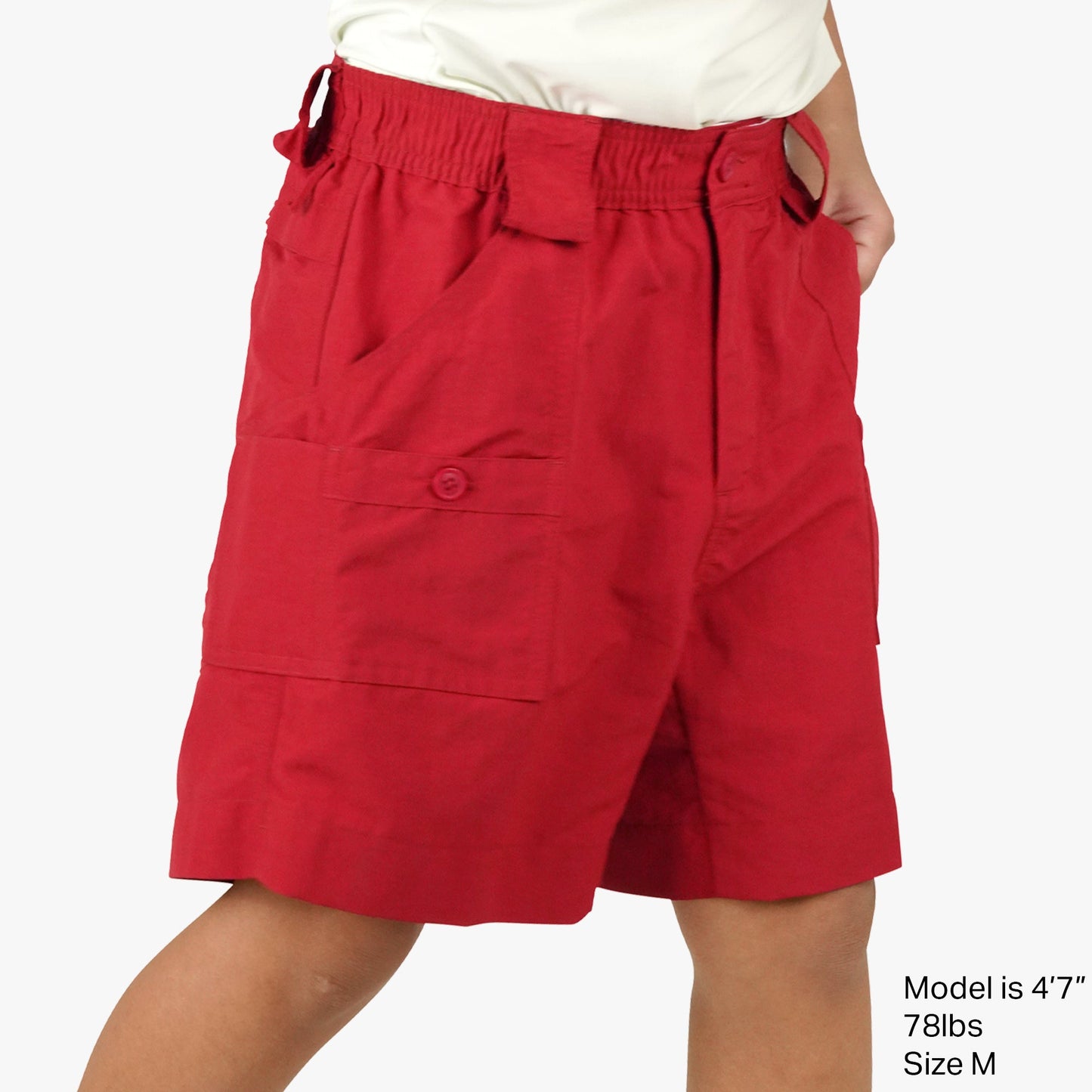AFTCO Kids Original Fishing Shorts True Red