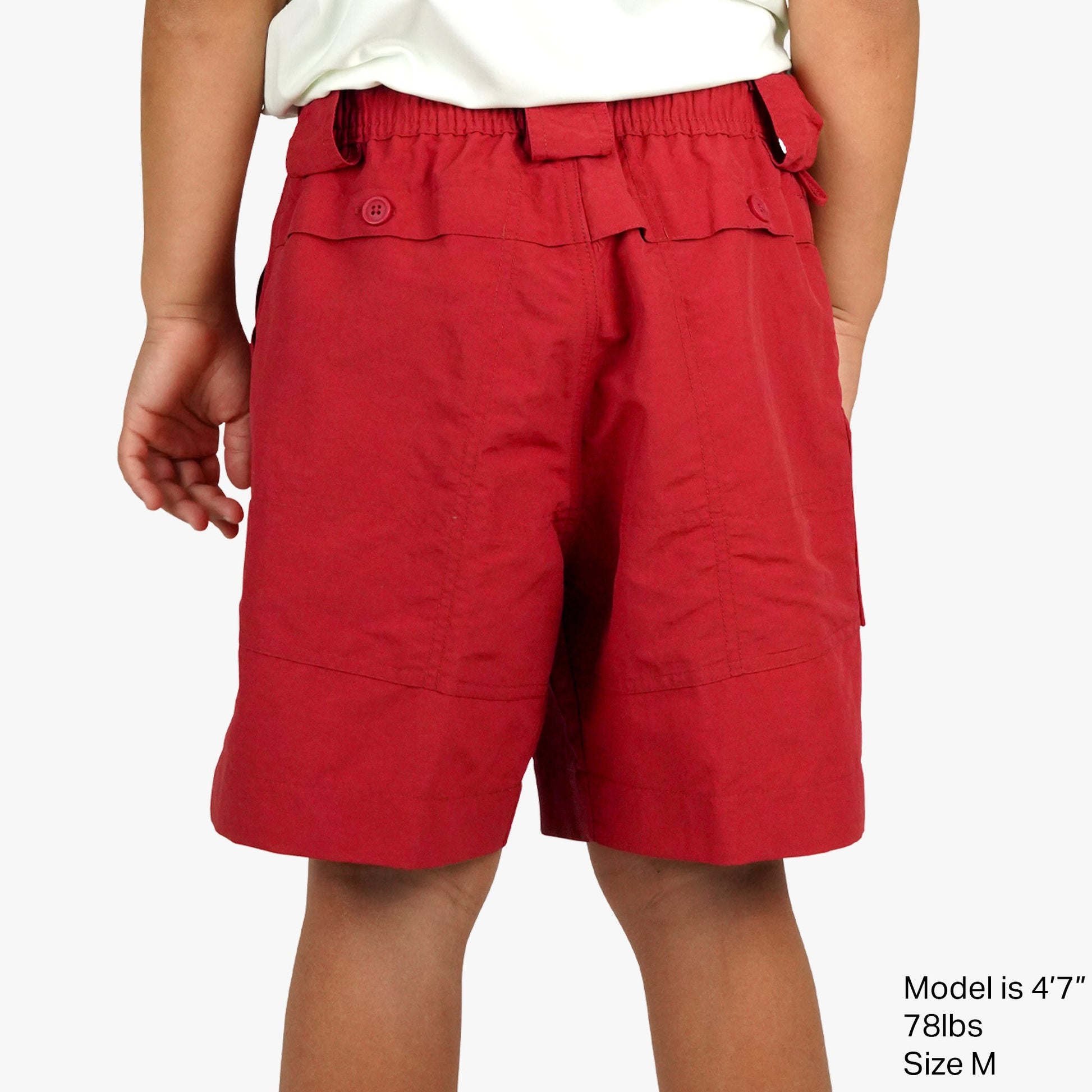 AFTCO Kids Original Fishing Shorts True Red