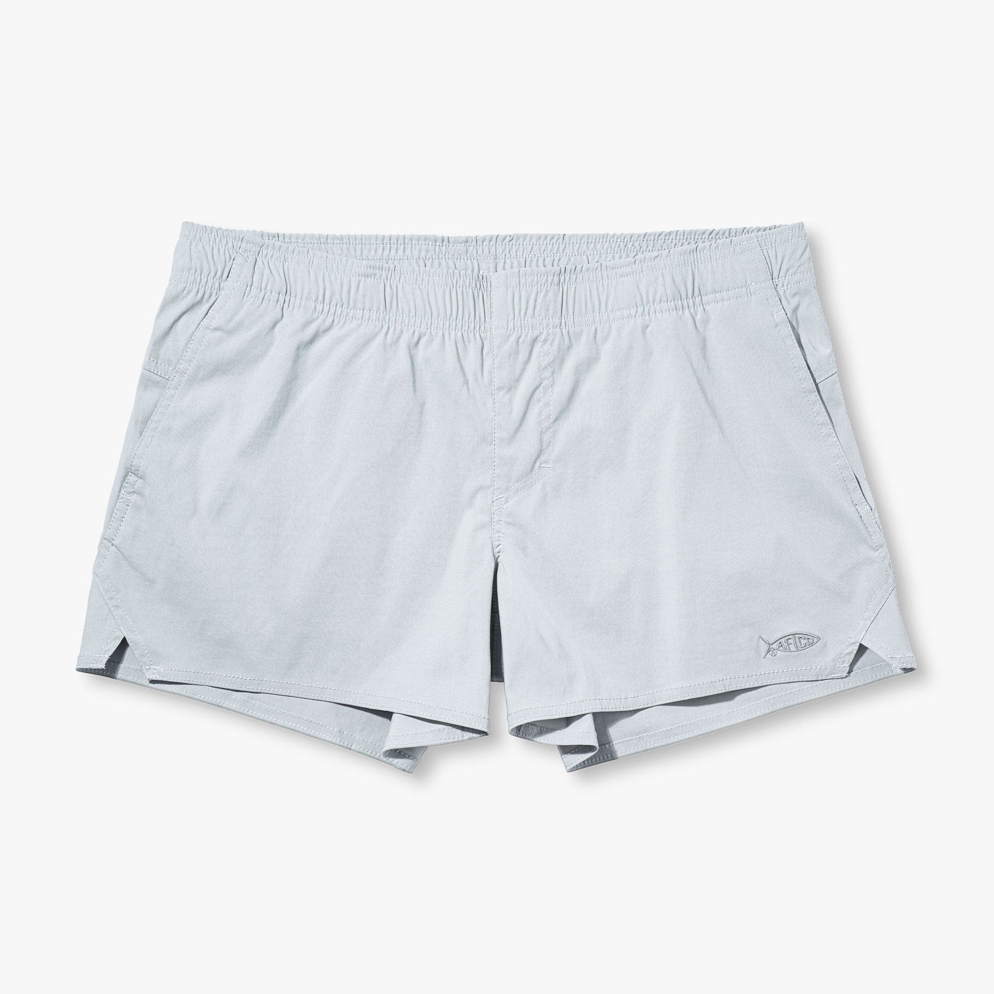 AFTCO Women's Sirena Hybrid Tech Shorts Light Gray