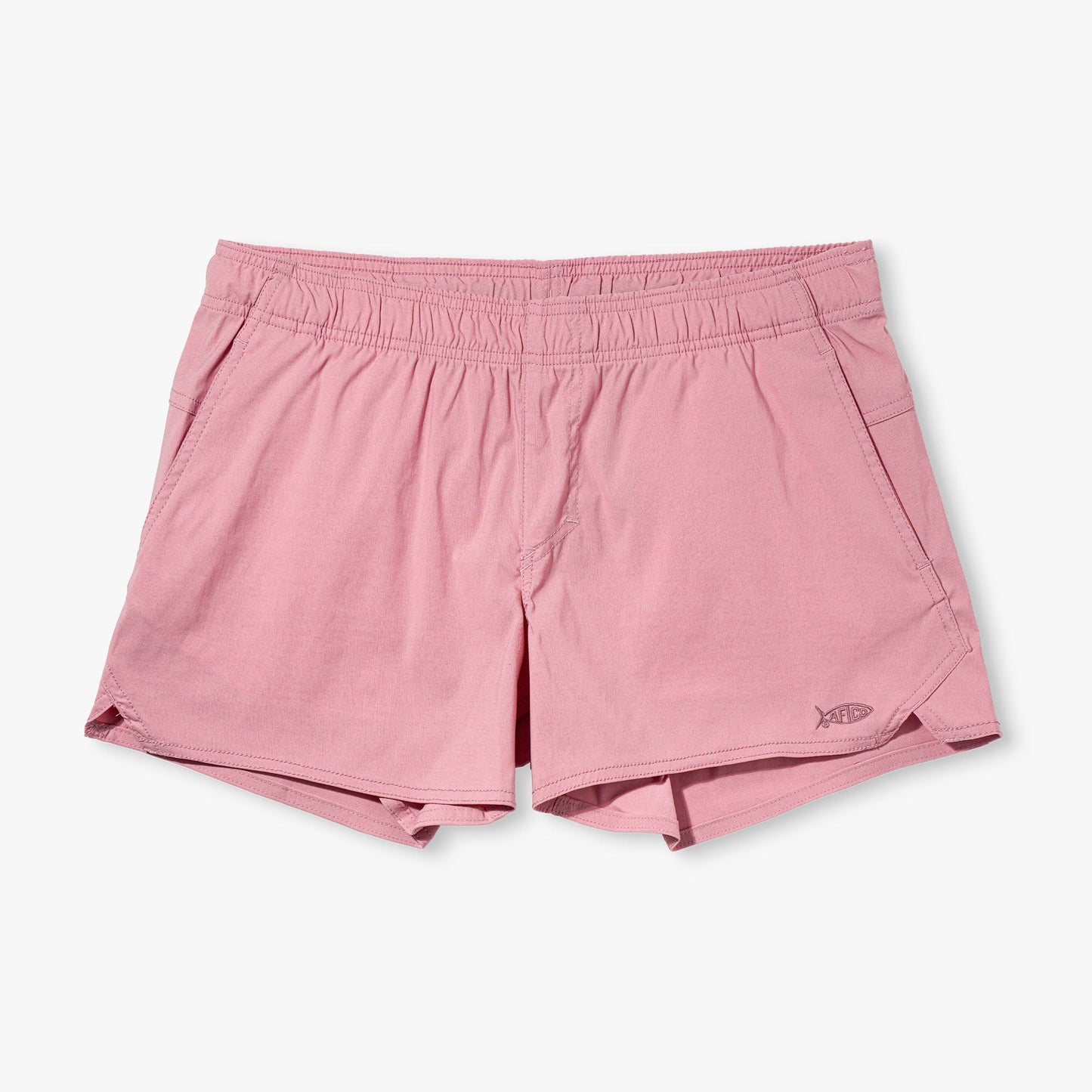 AFTCO Women's Sirena Hybrid Tech Shorts Light Gray
