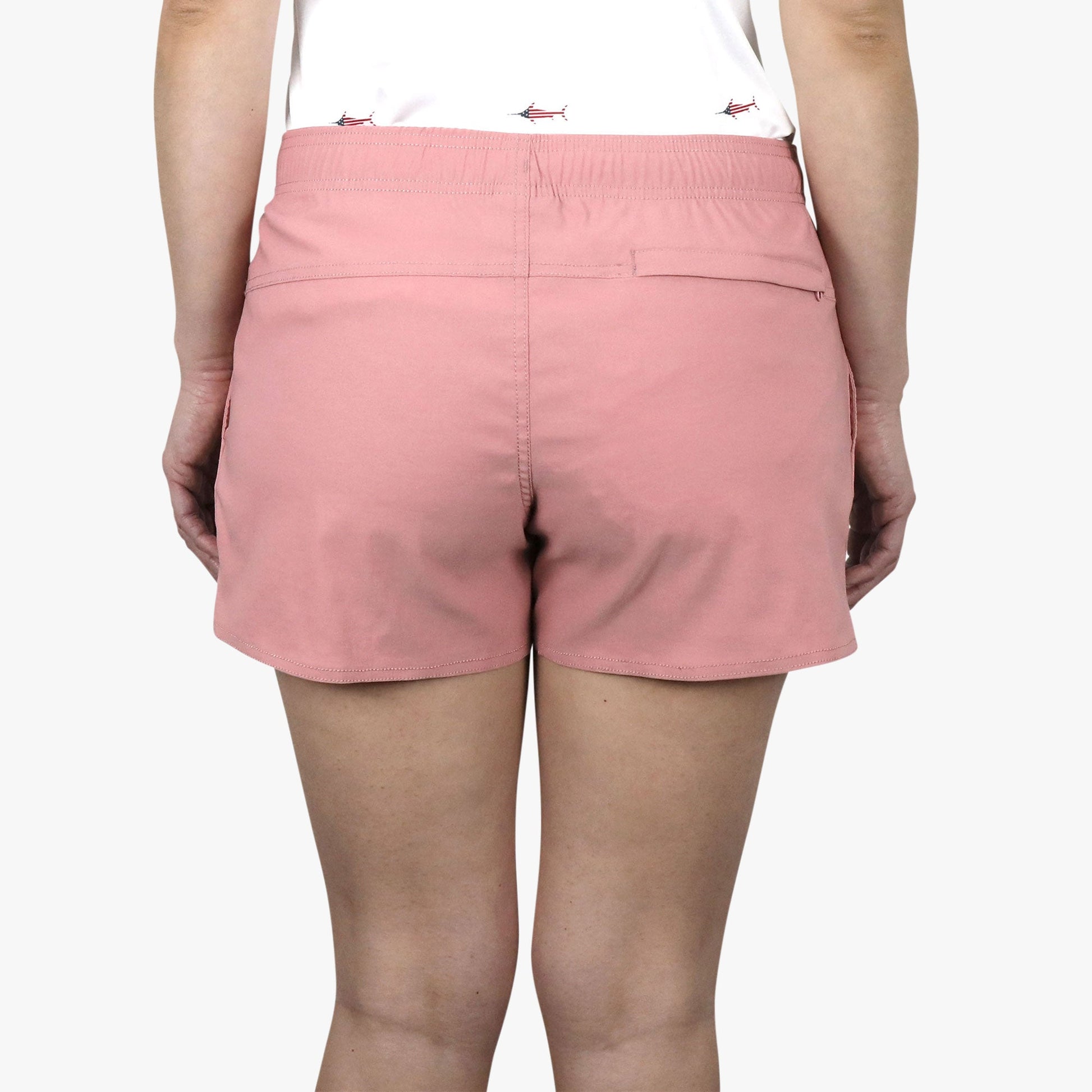 AFTCO Women's Sirena Hybrid Tech Shorts Light Gray