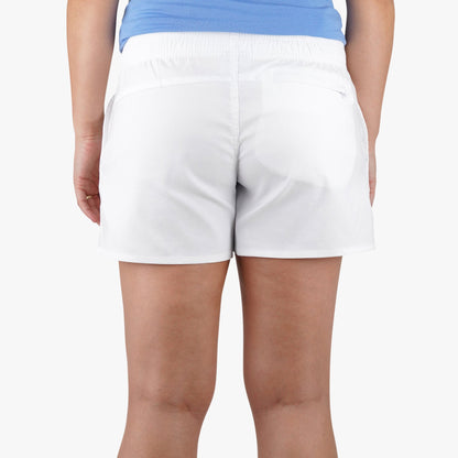 AFTCO Women's Sirena Hybrid Tech Shorts Light Gray