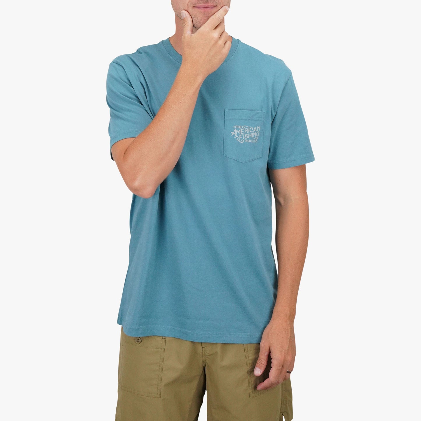 AFTCO Freeport SS T-Shirt Aquifer