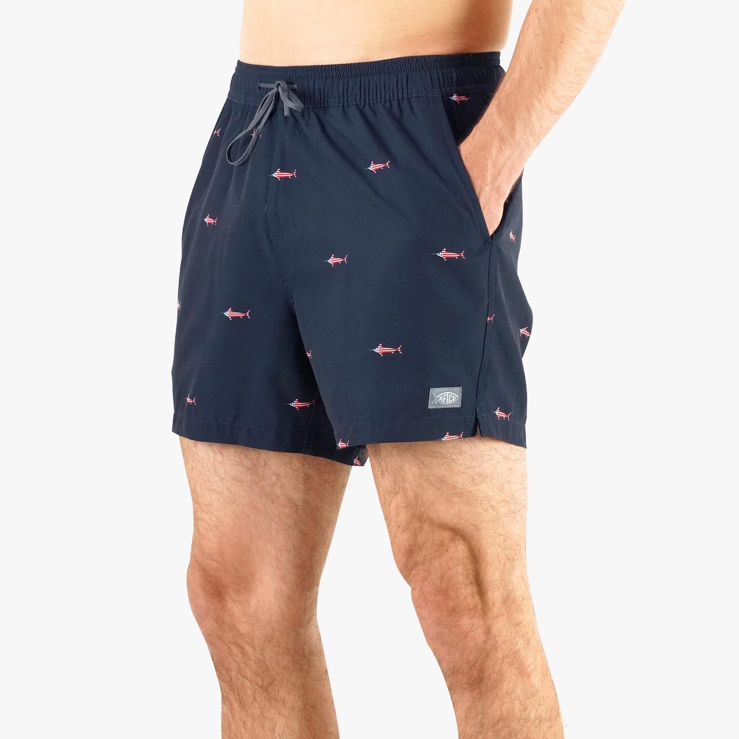 AFTCO Strike Swim Shorts Navy