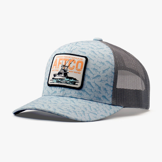 AFTCO Mixed Bag Fishing Trucker Hat Dusk