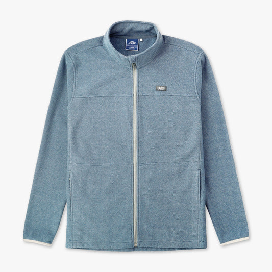 AFTCO Sentinel Full Zip Fishing Fleece Bering Sea Heather