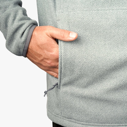 AFTCO Sentinel Full Zip Fishing Fleece Bering Sea Heather