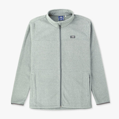 AFTCO Sentinel Full Zip Fishing Fleece Bering Sea Heather