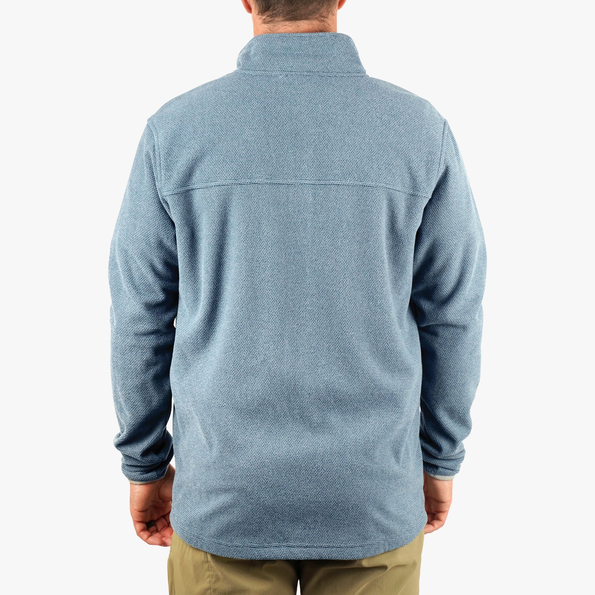 AFTCO Sentinel Full Zip Fishing Fleece Bering Sea Heather