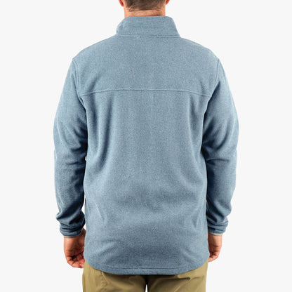 AFTCO Sentinel Full Zip Fishing Fleece Bering Sea Heather