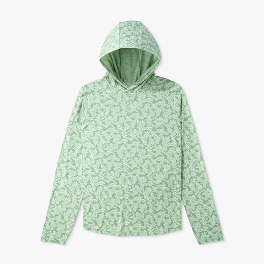 AFTCO Women's Ocean Bound Hooded Performance Shirt Bay Leaf